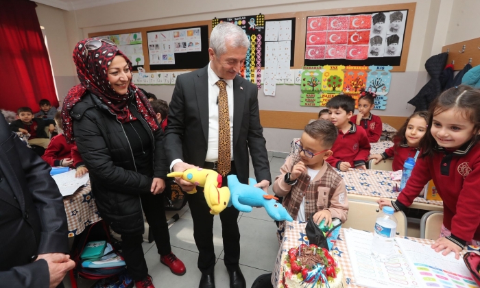 Doğum gününü kutladı