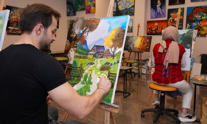 Yağlı Boya Resim Kursuna Yoğun İlgi