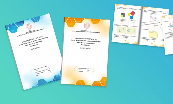 Örnek sorular yayımlandı