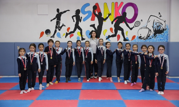 SANKO Okulları'ndan Jimnastik Başarısı