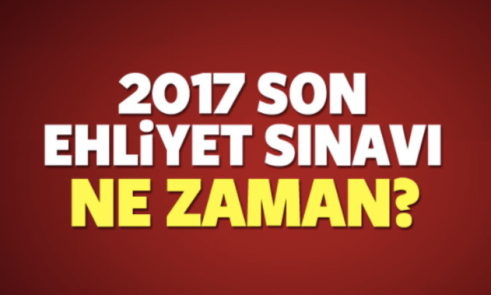Ehliyet sınavı ne zaman yapılacak?