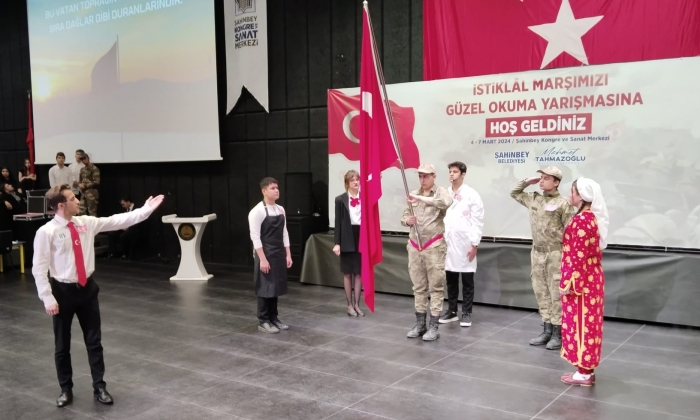 İstiklal Marşı Güzel Okuma Yarışmasına Yoğun İlgi