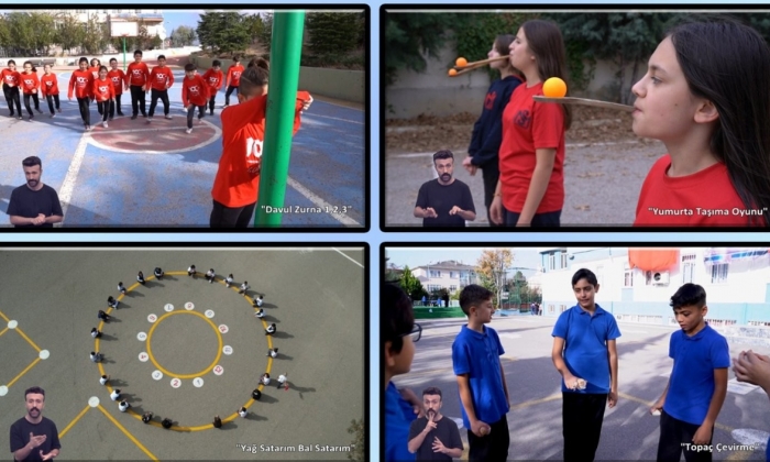 "Yüz Yüze 100 Çocuk Oyunu" videoları, işaret dili ile EBA’da