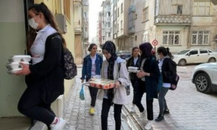 Meslek Lisesi Öğrencilerinden "Ben Her Yerde Varım" Projesi