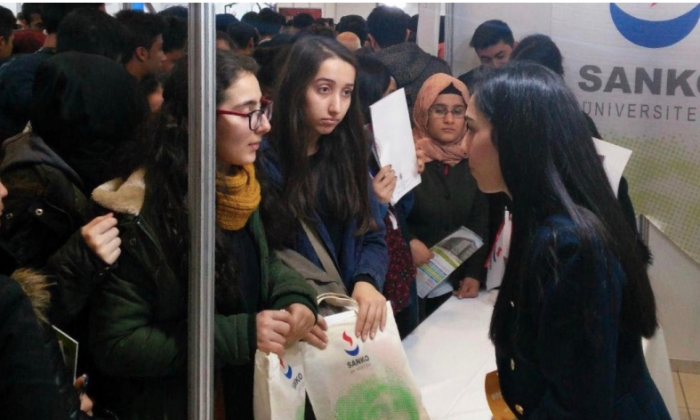 SANKO Üniversitesi standına yoğun ilgi