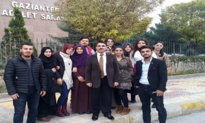 Oğuzeli MYO öğrencilerinden Adliye Sarayı gezisi