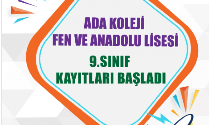 Ada Koleji’nde kayıt zamanı