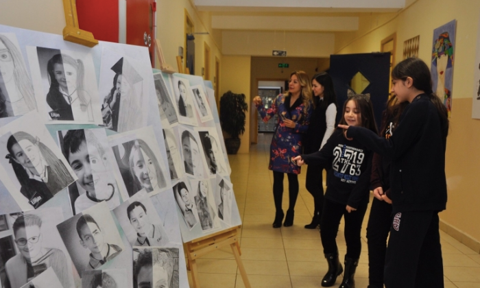 GKV’de 450 minik ressamdan 450 eserli sergi