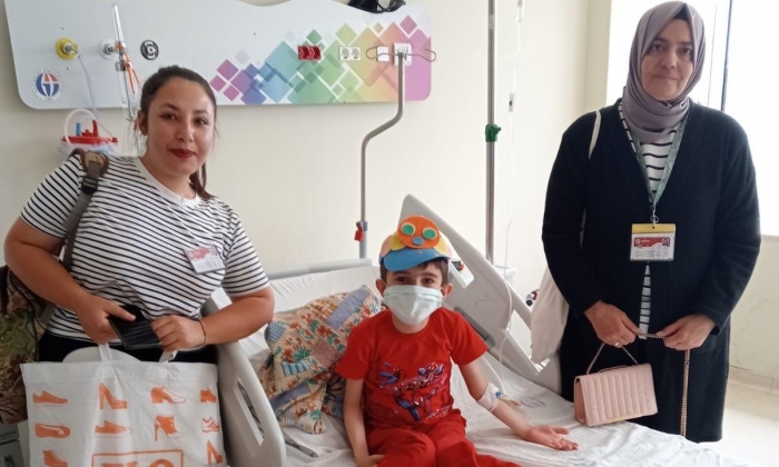 Öğrencilerden moral ziyareti