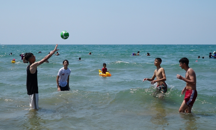 Deniz kampı, öğrencilere unutulmaz bir gün yaşatıyor