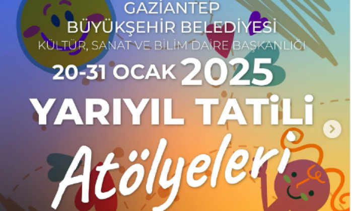 Gaziantep Bilim Merkezi, Yarıyıl Tatili İçin Ücretsiz Atölyeler Düzenliyor!