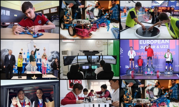 Öğrenciler, uluslararası yarışmalarda 188 madalya kazandı