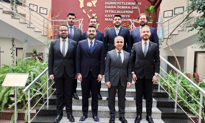 GAGİAD Yönetim Kurulu GAÜN Rektörü Doğan’ı Ziyaret Etti