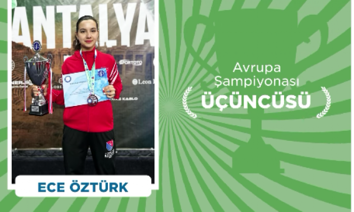 Avrupa üçüncüsü oldular
