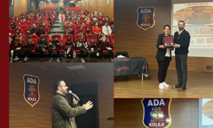    Yazar Anıl Basılı, Ada Koleji öğrencileri ile buluştu