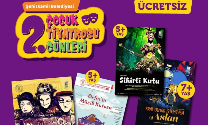 Şehitkamil’de 2. Çocuk Tiyatrosu Günleri Başlıyor