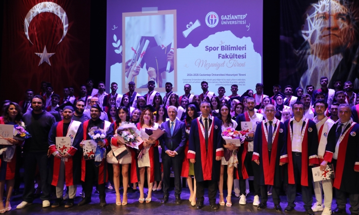 GAÜN Spor Bilimleri Fakültesi’nde Mezuniyet Sevinci