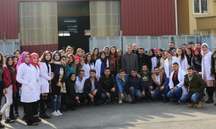 Üniversite Sanayi işbirliği kapsamında öğrenciler sahaya indi