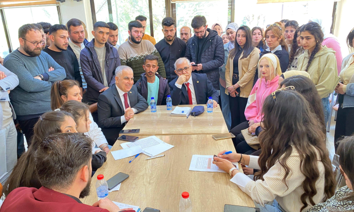 Gaün rektörü doğan, Afrin Fakültesi’ni ziyaret etti