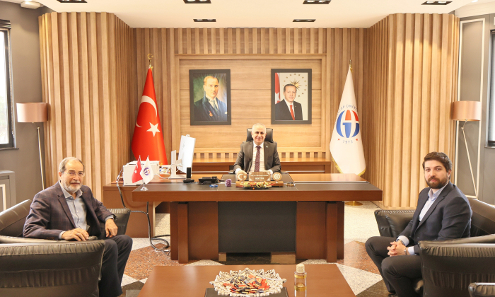 DMO müdürü Şahin’den rektör Doğan’a ziyaret