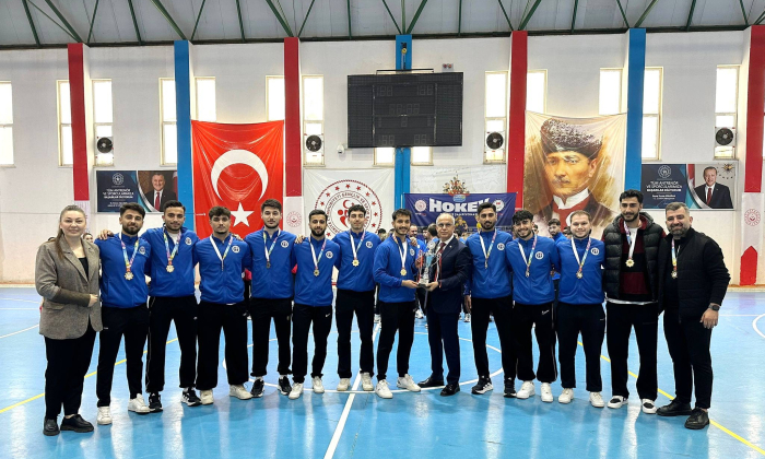GAÜN'de Üni̇li̇g hokey Türkiye şampiyonası sona erdi