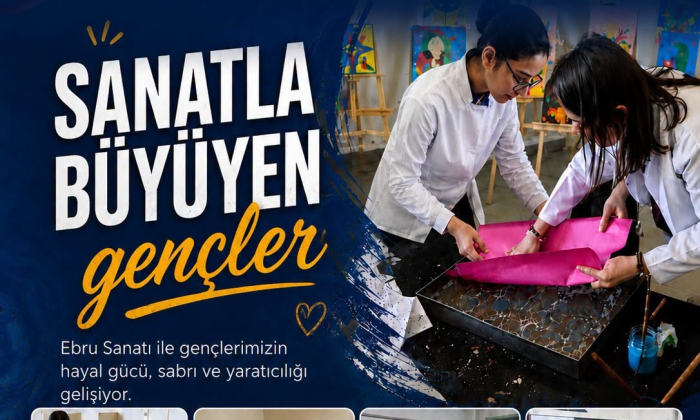 GASMEK’ten Öğrencilere Ebru Sanatı Eğitimi