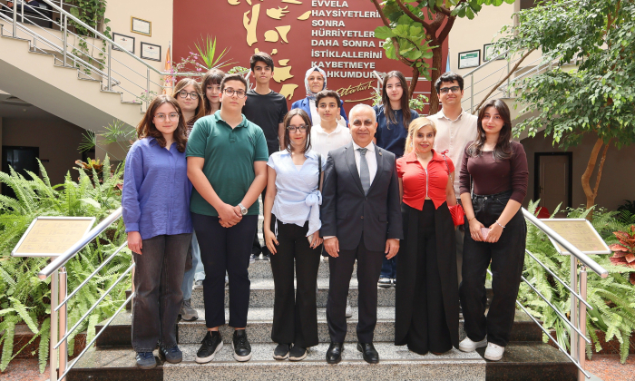 Çocuk hakları komitesinden Rektör Doğan'a ziyaret