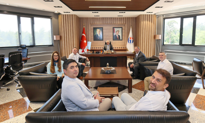 Eckert & Ziegler yetkililerinden Rektör Doğan'a ziyaret