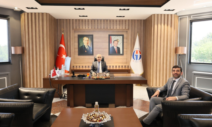 Teknopark müdürü Güneşer’den rektör Doğan'a ziyaret