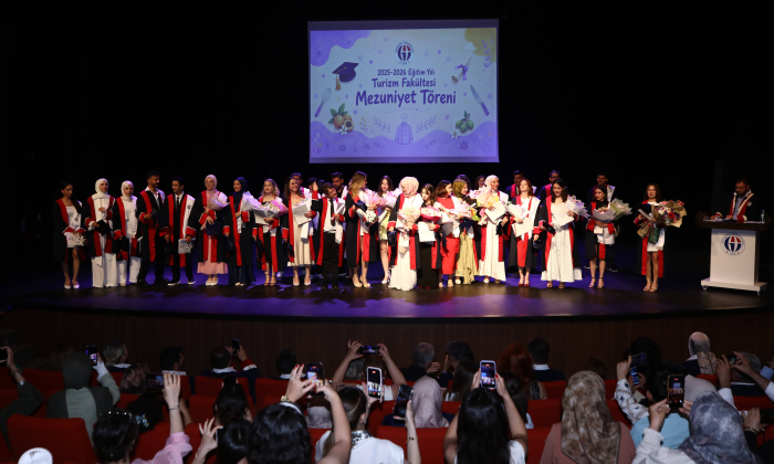 GAÜN Turizm Fakültesi’nde Mezuniyet Heyecanı Yaşandı
