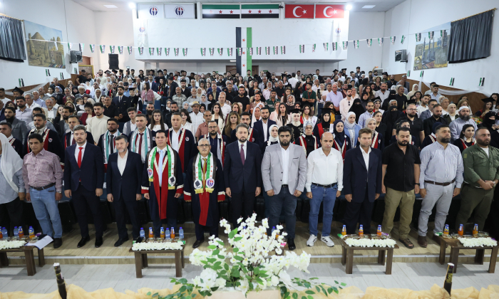 GAÜN Afrin eğitim fakültesi̇ mezunlarını verdi