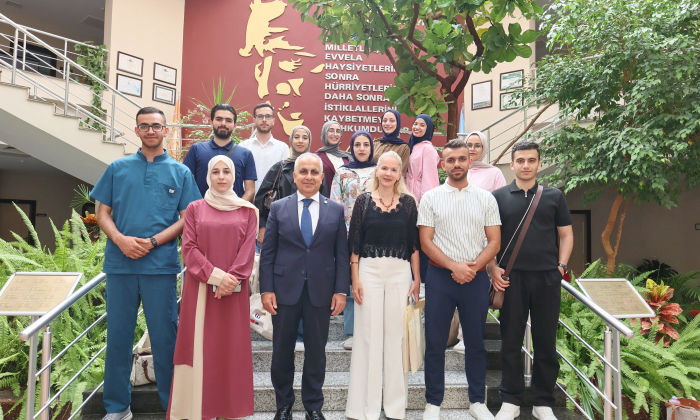GAÜN, Filistin’li tıp öğrencilerini ağırladı