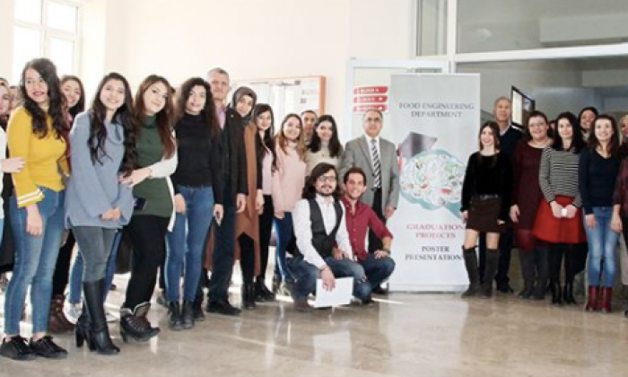 Gıda Mühendisliği öğrencilerinin projeleri sergilendi