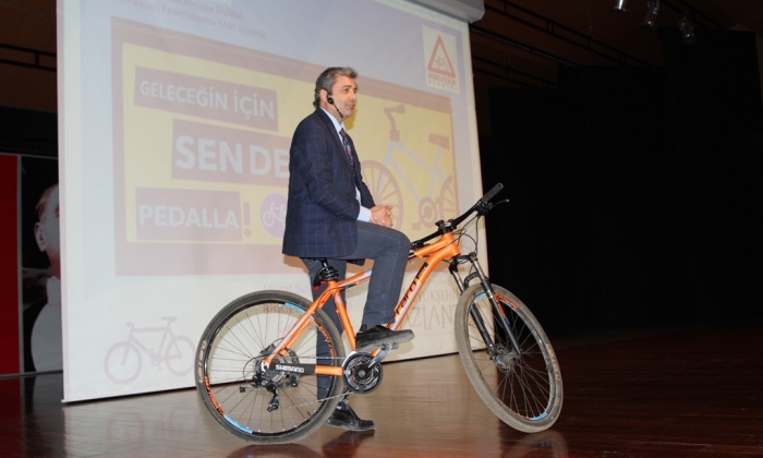 Sanko Okulları'nda "Geleceğin İçin Sen De Pedalla" etkinliği