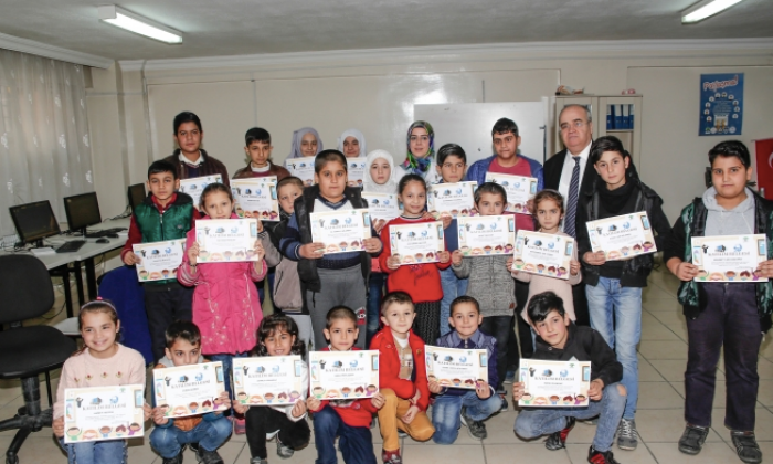 Yarıyıl tatilini bilgisayar eğitimi ile değerlendirdiler