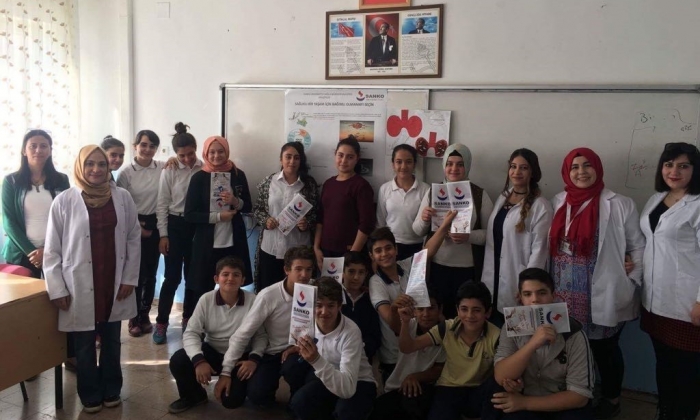 Sankolu öğrencilerden farkındalık eğitimi