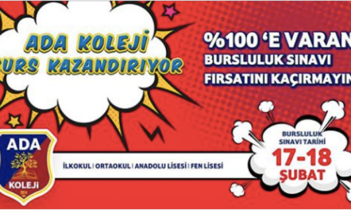 Ada Koleji burs kazandırıyor