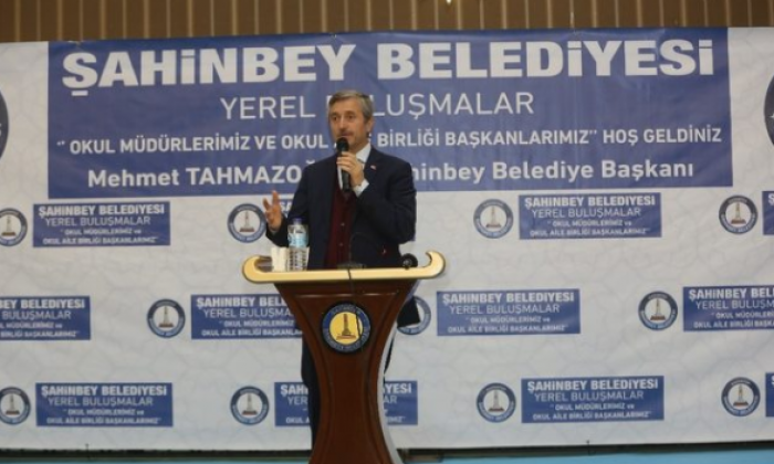 Tahmazoğlu okul müdürleri ile buluştu