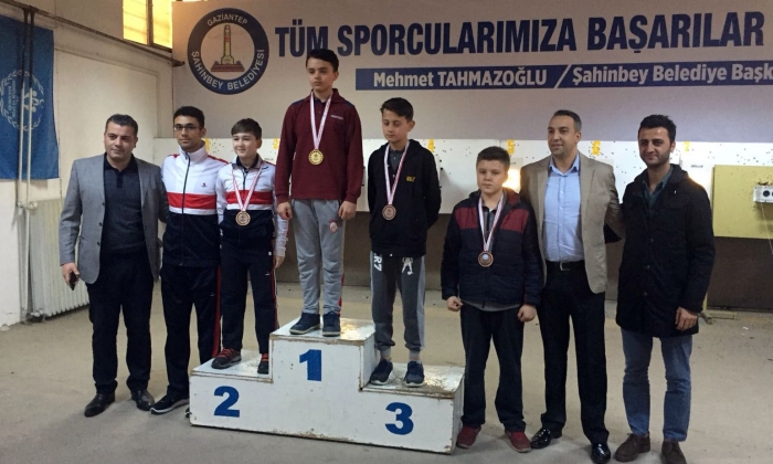 SANKO Ortaokulu öğrencisi atıcılıkta il ikincisi oldu