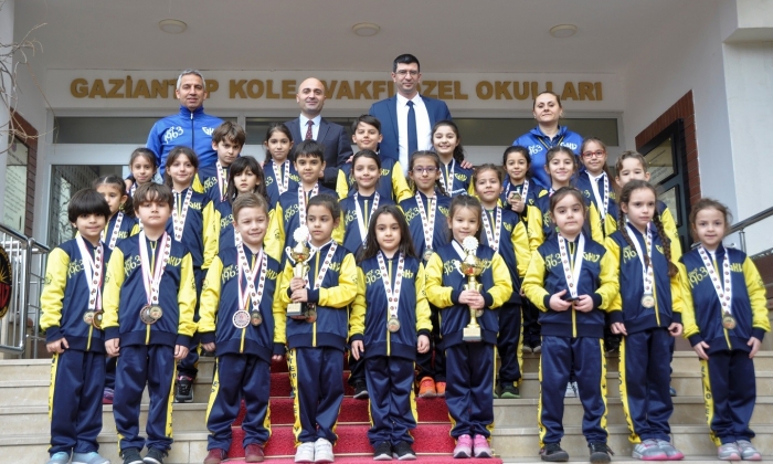 GKV’liler Artistik Jimnastik’te 7 madalya kazandı