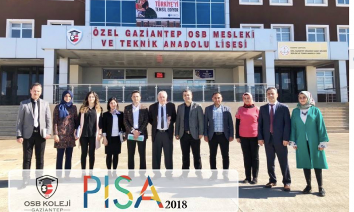 PISA yetkilileri OSB Koleji'nde