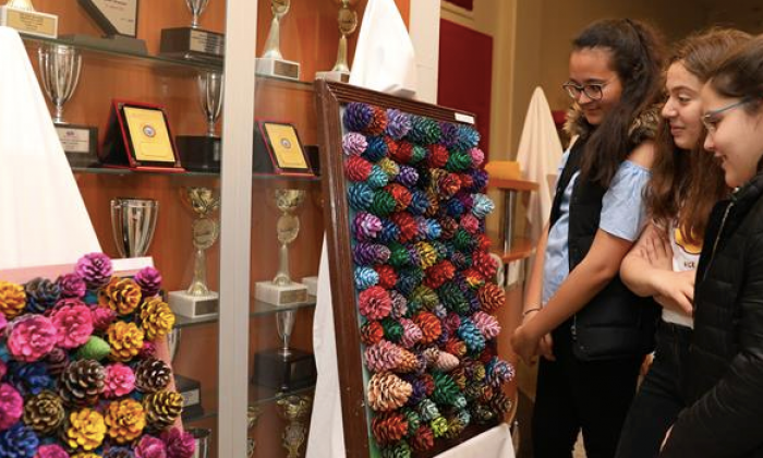 SANKO OKULLARININ GÖRSEL SANATLAR SERGİSİ BÜYÜK BEĞENİ ALDI