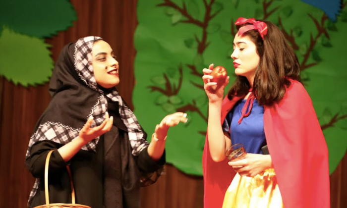 Çocuklara özel tiyatro renkli görüntülere sahne oldu