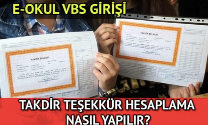 TAKTİR  VE TEŞEKKÜR BELGESİ HESAPLAMA NASIL YAPILIR?