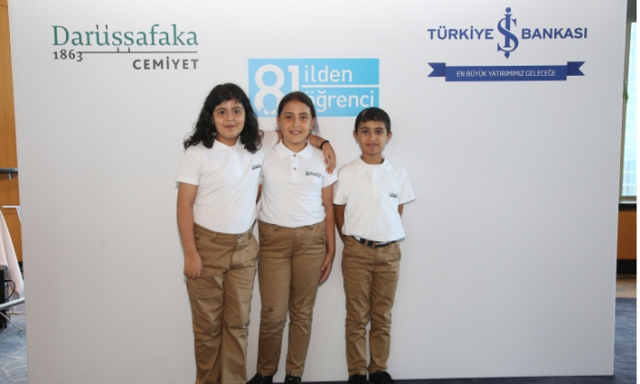 Gaziantepli üç öğrenci Darüşşafakalı oldular