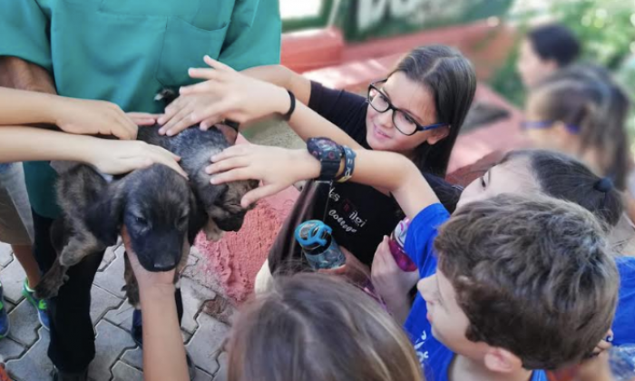 Özel Çağdaş Bilgi Okulları Öğrencileri Hayvan Barınağını ziyaret etti