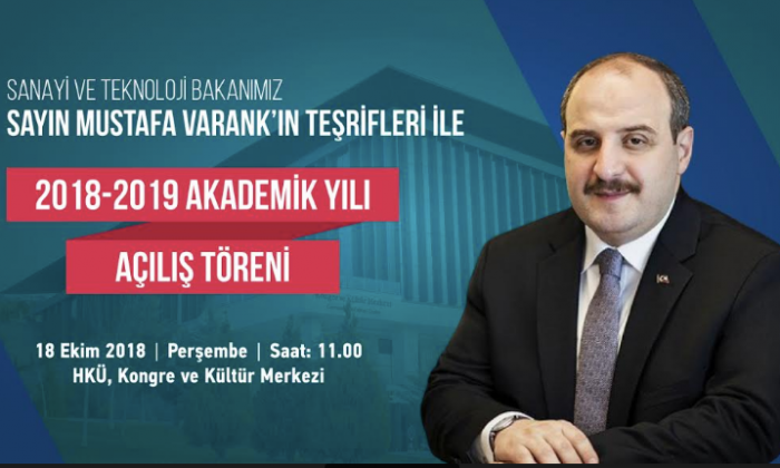 HKÜ'de akademik yıl açılışını Bakan Varank yapacak