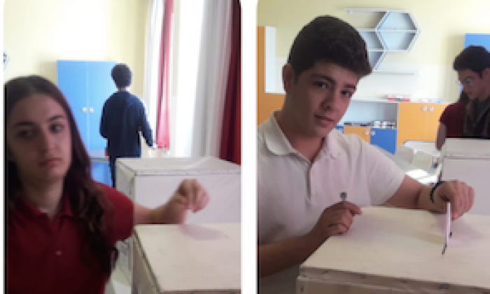 Özel Seçkin Koleji'nde seçim heyecanı