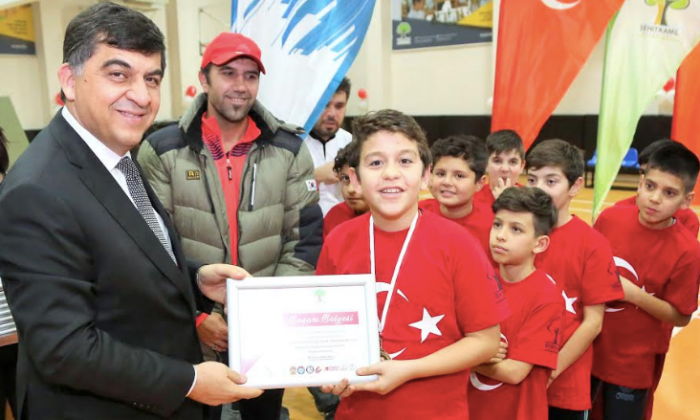 Minik kramponlar ödül töreninde buluştu