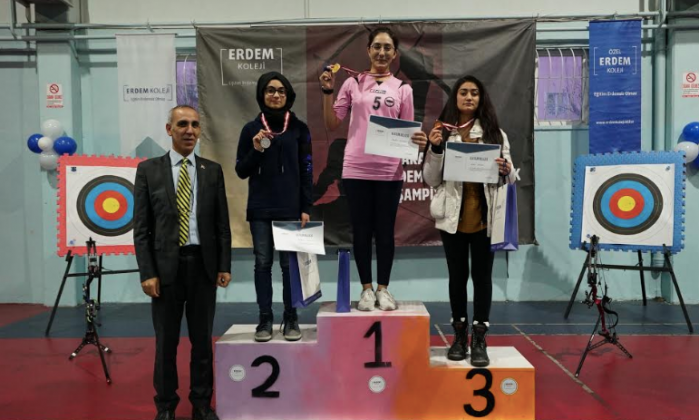 Erdem Koleji'nde İl Okçuluk Şampiyonası Heyecanı